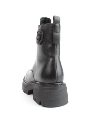 04-M3-1476 BLACK Ботинки зимние женские (натуральная кожа, натуральный мех)