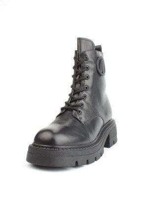 04-M3-1476 BLACK Ботинки зимние женские (натуральная кожа, натуральный мех)