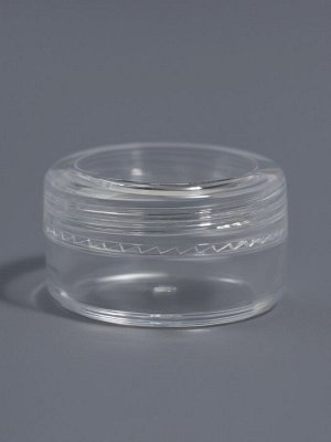 Органайзер для хранения мелочей, 12 баночек, 4.5, мл, 12.5x9.5x2 см, прозрачный