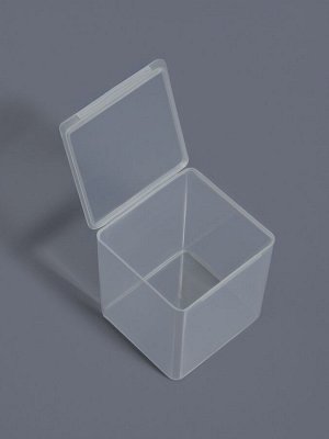 Бокс для хранения мелочей, 5.5x5.5x6 см, прозрачный
