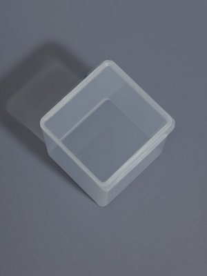 Бокс для хранения мелочей, 5.5x5.5x6 см, прозрачный