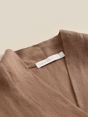 Халат женский домашний SL HOME, кофейный