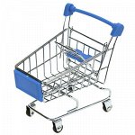 Корзина хромированная для конфет &quot;Тележка&quot; 10х8х11,5см, пла
