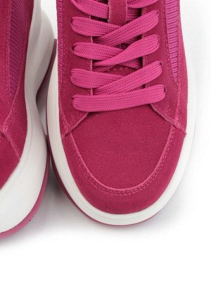 05-A9000-6 PINK Кроссовки женские (натуральная замша)
