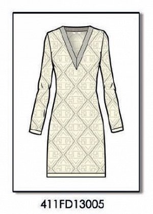 GAUDI / Платье ABITO SCOLLO V IN MAGLIA M-L