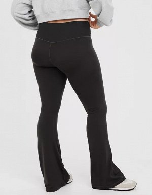 By Aerie Real Me High Waisted Crossover Flare Legging