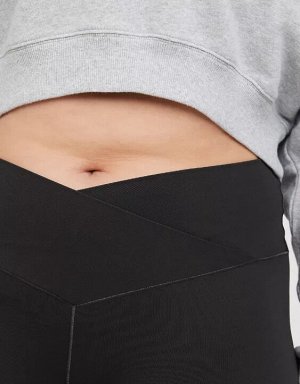 By Aerie Real Me High Waisted Crossover Flare Legging