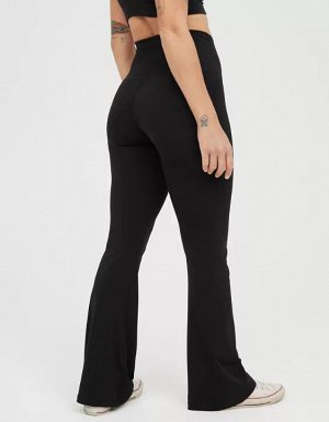 By Aerie Real Me High Waisted Crossover Flare Legging