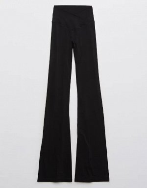 By Aerie Real Me High Waisted Crossover Flare Legging