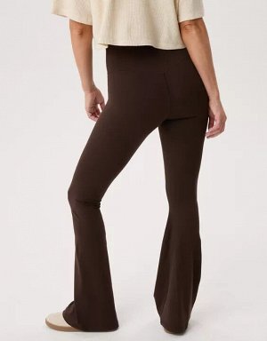 By Aerie Real Me High Waisted Crossover Flare Legging