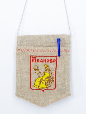 Cумочка на шею | вышивка герб Иваново