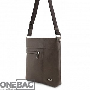 Сумка мужская ONEBAG средняя на регулируемом плечевом ремне(min:975, max:1575)