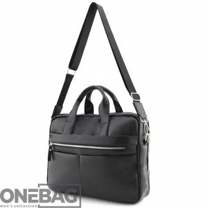 Сумка мужская ONEBAG большая на короткой ручке и регулируемом плечевом ремне(min:975, max:1575)