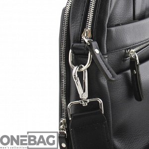 Сумка мужская ONEBAG большая на короткой ручке и регулируемом плечевом ремне(min:975, max:1575)