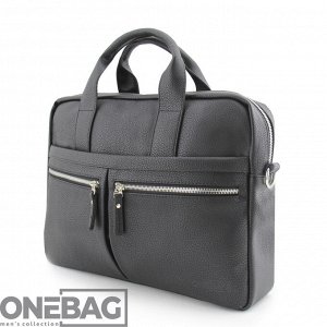 Сумка мужская ONEBAG большая на короткой ручке и регулируемом плечевом ремне(min:975, max:1575)