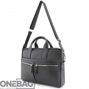 Сумка мужская ONEBAG большая на короткой ручке и регулируемом плечевом ремне(min:975, max:1575)