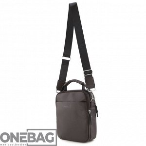 Сумка мужская ONEBAG средняя на короткой ручке и регулируемом плечевом ремне(min:975, max:1575)