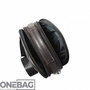 Сумка мужская ONEBAG средняя на короткой ручке и регулируемом плечевом ремне(min:975, max:1575)