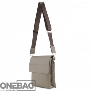 Сумка-планшет мужская ONEBAG средняя на регулируемом плечевом ремне(min:975, max:1575)