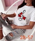 Футболка женская, код 3658247