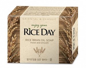 Мыло туалетное парфюмированное с мягким маслом рисовых отрубей LION Rice Day Soap Smooth 100г