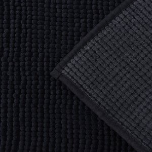 Коврик для дома LaDо́m, букли, плотность 1000 г, 50x80 см, графитовый