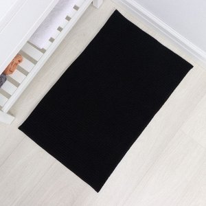 Коврик для дома LaDо́m, букли, плотность 1000 г, 50x80 см, графитовый