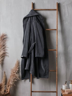 Халат махровый женский SL HOME: Basic "Гри Сандре", 100% хлопок, 420 г/м2