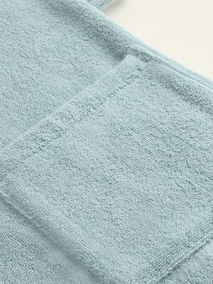 Халат махровый женский S HOME: Basic "Аззура", 100% хлопок, 420 г/м2