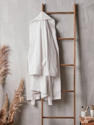 Халат махровый женский SL HOME: Basic "Блан де Блан", 100% хлопок, 420 г/м2