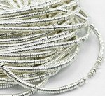 Бусины Гематит Россия Диск 3х1 мм Серебристый