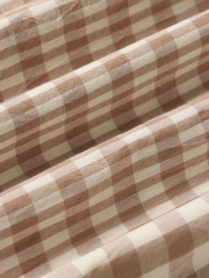 Постельное бельё Этель 2 сп Beige cage 180х210 см,220х240 см,50х70-2шт, 100% жатый хлопок, 140 гр/м2