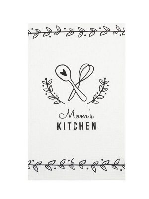 Полотенце "Доляна" Mom's kitchen 35х60 см, 100% хлопок, вафля 160 г/м2
