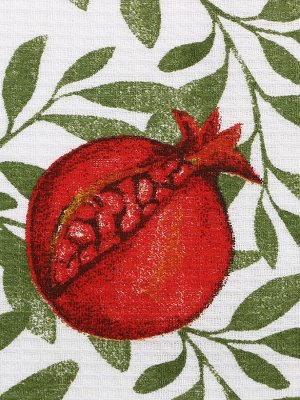 Кухонное полотенце «Доляна. Гранаты», 28x46 см, 100% хлопок, вафля 160 г/м²