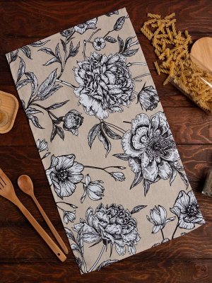 Полотенце "Доляна" Blooming garden 35х60см 100% хл,164 г/м2