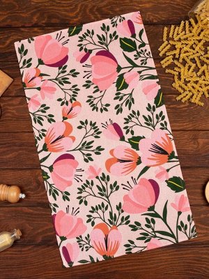 Полотенце кухонное Доляна Spring mood, 35х60 см, 100% хлопок, 160г/м2