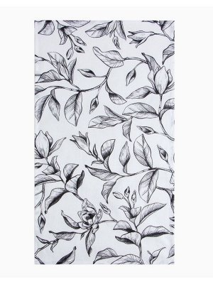 Кухонное полотенце «Доляна. Plant leaves 35x60 см, 100% хлопок, рогожка 164 г/м²