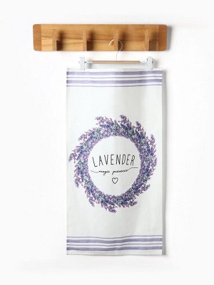 Полотенце "Этель" Lavander 40х73 см, 100% хл, саржа 190 г/м2