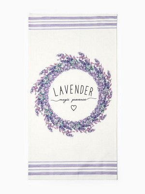 Полотенце "Этель" Lavander 40х73 см, 100% хл, саржа 190 г/м2