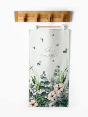 Полотенце "Этель" Eucalyptus 40х73 см, 100% хл, саржа 190 г/м2