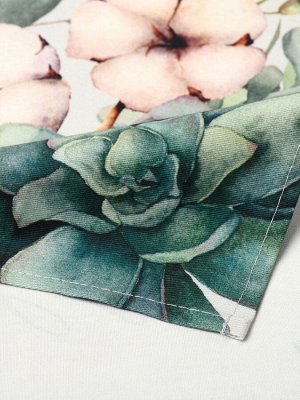 Полотенце «Этель» Eucalyptus, 40x73 см, 100% хлопок, саржа 190 г/м²