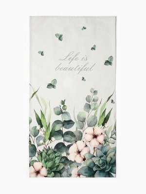 Полотенце «Этель» Eucalyptus, 40x73 см, 100% хлопок, саржа 190 г/м²