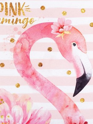 Полотенце "Этель" Pink flamingo 40х67 см, 100% хлопок, саржа 190 гр/м2