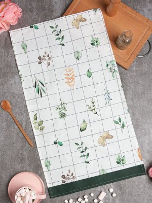 Полотенце "Этель" Flora (вид 2) 40х73 см, 100% хлопок, саржа 190 гр/м2