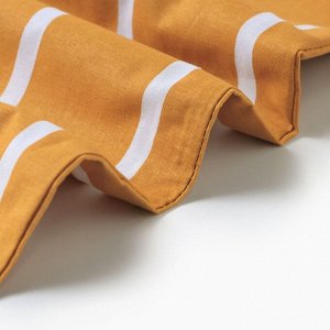 Наволочка Этель "Mustard stripes" 50*70см, 100% хлопок, поплин 125г/м2