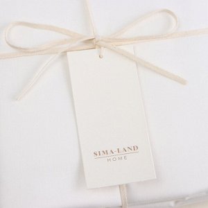 Простыня SL Home Natural color 160*235 см, сатин, 140 гр/м2, 100% хлопок