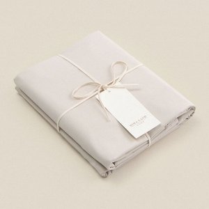 Простыня 300ТС SL Home Percale 160*235 см, молочный, 100% хлопок