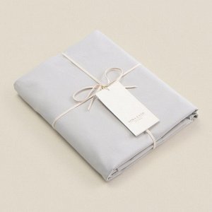 Простыня 300ТС SL Home Percale 160?235 см, серый, 100% хлопок