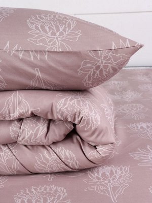 КПБ LoveLife 1,5сп "Артишок" 143*215см,150*214см,50*70см- 2шт, микрофайбер,100%п/э