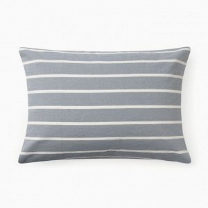 Наволочка Этель Blue stripe 50*70см, 100% жатый хлопок, 140 г/м²